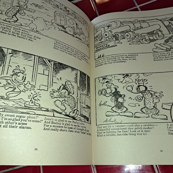 Lot (2) Vtg Mickey Mouse Walt Disney Silly Symphony/Donald Books To Color 1930's - Picture 3 of 16